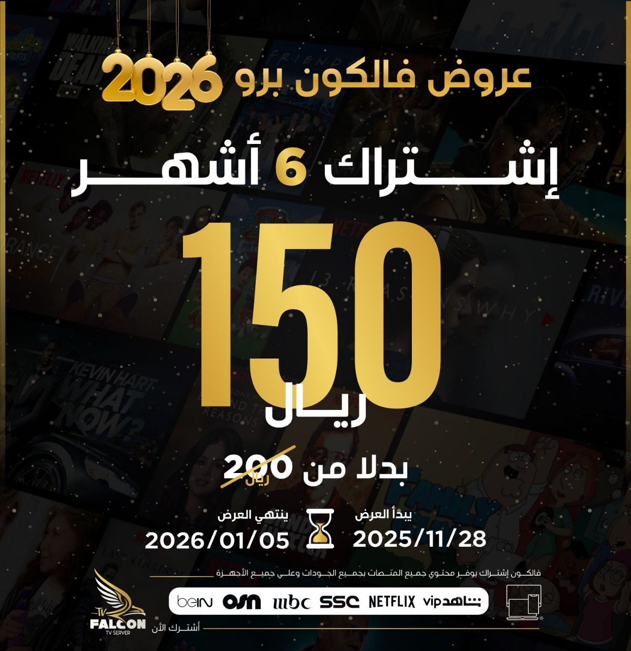 اشتراك فالكون 6 شهور